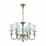 Люстра 3948/6 золотой/бирюзовый MAREA ODEON LIGHT