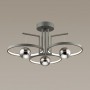 Люстра потолочная 4031/40CL черный/хром LOND ODEON LIGHT