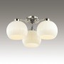 Люстра потолочная 3971/3C хром/белый MICCA ODEON LIGHT