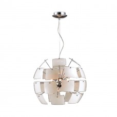 Люстра 2655/6 хром/белый VORM ODEON LIGHT