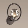 Бра 3982/1W матовый черный/дымчатое стекло MAGNO ODEON LIGHT