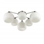 Люстра потолочная 3971/6C хром/белый MICCA ODEON LIGHT