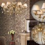 Люстра 3398/6 матовое золото CAROLLA ODEON LIGHT