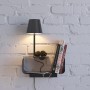 Настенный светильник-полка с подсветкой/USB 4162/6WL черный SVEN ODEON LIGHT