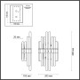 Настенный светильник 4988/2W золото STIKA ODEON LIGHT