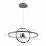 Светильник подвесной 4031/40L черный/хром LOND ODEON LIGHT