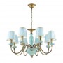 Люстра 3948/8 золотой/бирюзовый MAREA ODEON LIGHT