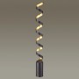 Торшер 3832/30FL черный/золотистый SPIRA ODEON LIGHT