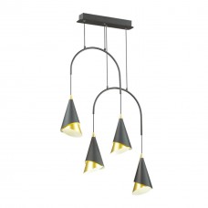 Подвес 4116/28L черный/золото ETNA ODEON LIGHT