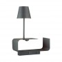 Настенный светильник-полка с подсветкой/USB 4162/6WL черный SVEN ODEON LIGHT