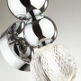 5007/4WL L-VISION ODL23 419 хром/прозрачный/металл/акрил бра LED 4W 4000K 230Лм CRYSTAL