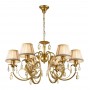 Люстра 3398/6 матовое золото CAROLLA ODEON LIGHT