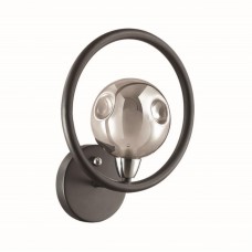 Бра 3982/1W матовый черный/дымчатое стекло MAGNO ODEON LIGHT