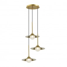 Подвес 4155/27L бронзовый/белый BAROLO ODEON LIGHT