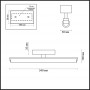 Настенный светильник IP44 4618/12WL хром/белый FRIS ODEON LIGHT