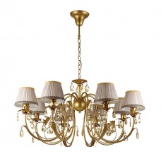 Люстра 3398/8 матовое золото CAROLLA ODEON LIGHT