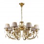 Люстра 3398/8 матовое золото CAROLLA ODEON LIGHT