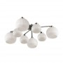 Люстра потолочная 3971/8C хром/белый MICCA ODEON LIGHT