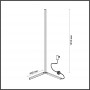 Напольный светильник 4335/6FL белый FILLINI ODEON LIGHT