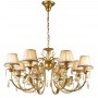 Люстра 3398/8 матовое золото CAROLLA ODEON LIGHT