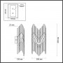 Настенный светильник 4983/2W бронзовый SAVIKIA ODEON LIGHT