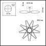 Люстра потолочная 4026/99CL хром/белый BROLLO ODEON LIGHT