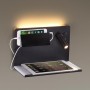 Настенный светильник 4201/11WL черный SMART SHELF ODEON LIGHT