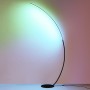 4380/10FL HIGHTECH ODL23 121 черный/металл Напольный светильник IP20 RGB динамическая подсветка LED 10W с выключателем на шнуре/пульт ПДУ 3000K ARCHIE