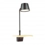 Настенный светильник-полка с подсветкой/USB 4163/6WL черный/дерево SVEN ODEON LIGHT
