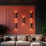 Настенный светильник 4291/10WL черный, металл ANIKA ODEON LIGHT