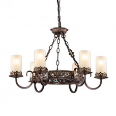 Люстра 2690/6 коричневый/стекло MELA ODEON LIGHT