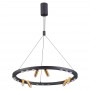 Подвесной светильник 3918/63L черный/золотистый BEVEREN ODEON LIGHT