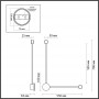 Настенный светильник 4339/10WL хром GENT ODEON LIGHT