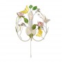 Бра 2584/1W бежевый/зелёный/розовый/хрусталь ARELATA ODEON LIGHT