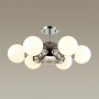 Люстра потолочная 3972/7C хром/белый MIOLLA ODEON LIGHT
