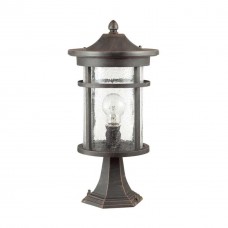 Уличный светильник на столб 4044/1B черный/патина VIRTA ODEON LIGHT