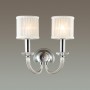 Бра 4197/2W хром/прозрачный/белый MALLE ODEON LIGHT