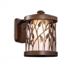 Уличный настенный светильник 2287/1W коричневая патина LAGRA ODEON LIGHT
