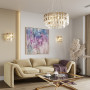 Люстра 4989/12 золото BUCKLE ODEON LIGHT