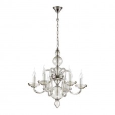 Люстра 3933/6 хром/шампань/прозрачный CHICCA ODEON LIGHT
