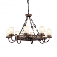 Люстра 2690/8 коричневый/стекло MELA ODEON LIGHT