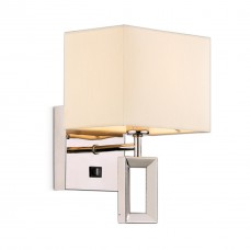 Бра с выключателем 2197/1W хром/абажур/бежевый ATOLO ODEON LIGHT