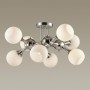 Люстра потолочная 3972/8C хром/белый MIOLLA ODEON LIGHT