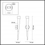 Настенный светодиодный светильник Odeon Light Vivat 3891/7WB