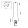 Подвес 4192/25L хром/белый DOMUS ODEON LIGHT