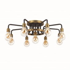 Люстра потолочная 3983/9C матовый черный/бронзовый ALONZO ODEON LIGHT