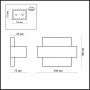 Настенный светильник Odeon Light Gufi 2733/1W