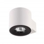 Настенный светильник 3581/1W белый матовый с черным кольцом LACUNA ODEON LIGHT