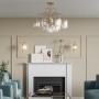 Люстра 4987/5 золото VASSA ODEON LIGHT