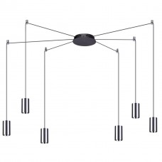 Подвесной светильник 3897/6 черный/хром LUCAS ODEON LIGHT